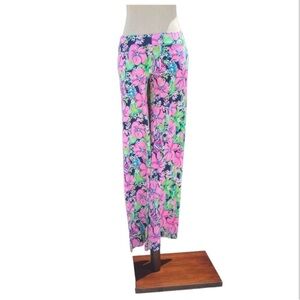 New Lilly Pulitzer Georgia May Palazzo Pants in High Tide Navy Tall Order  XS